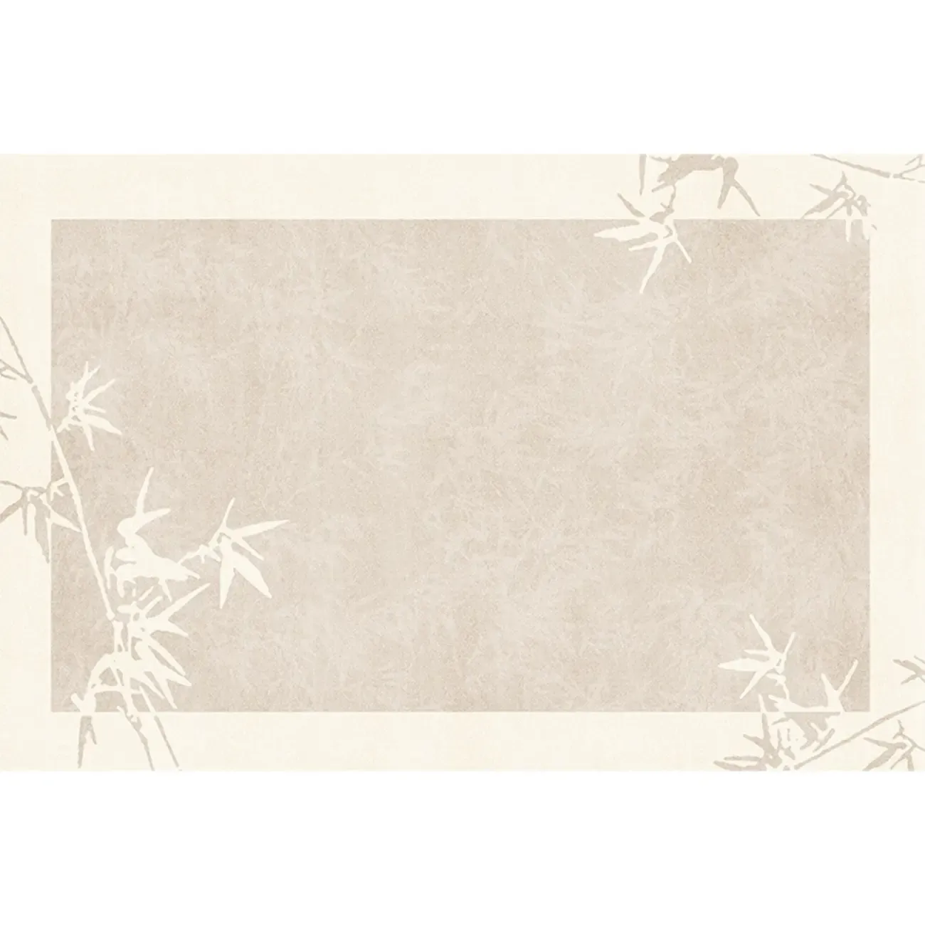 Modish Handmade Faux Cashmere Plants Rectangle Area Rug Image - 5