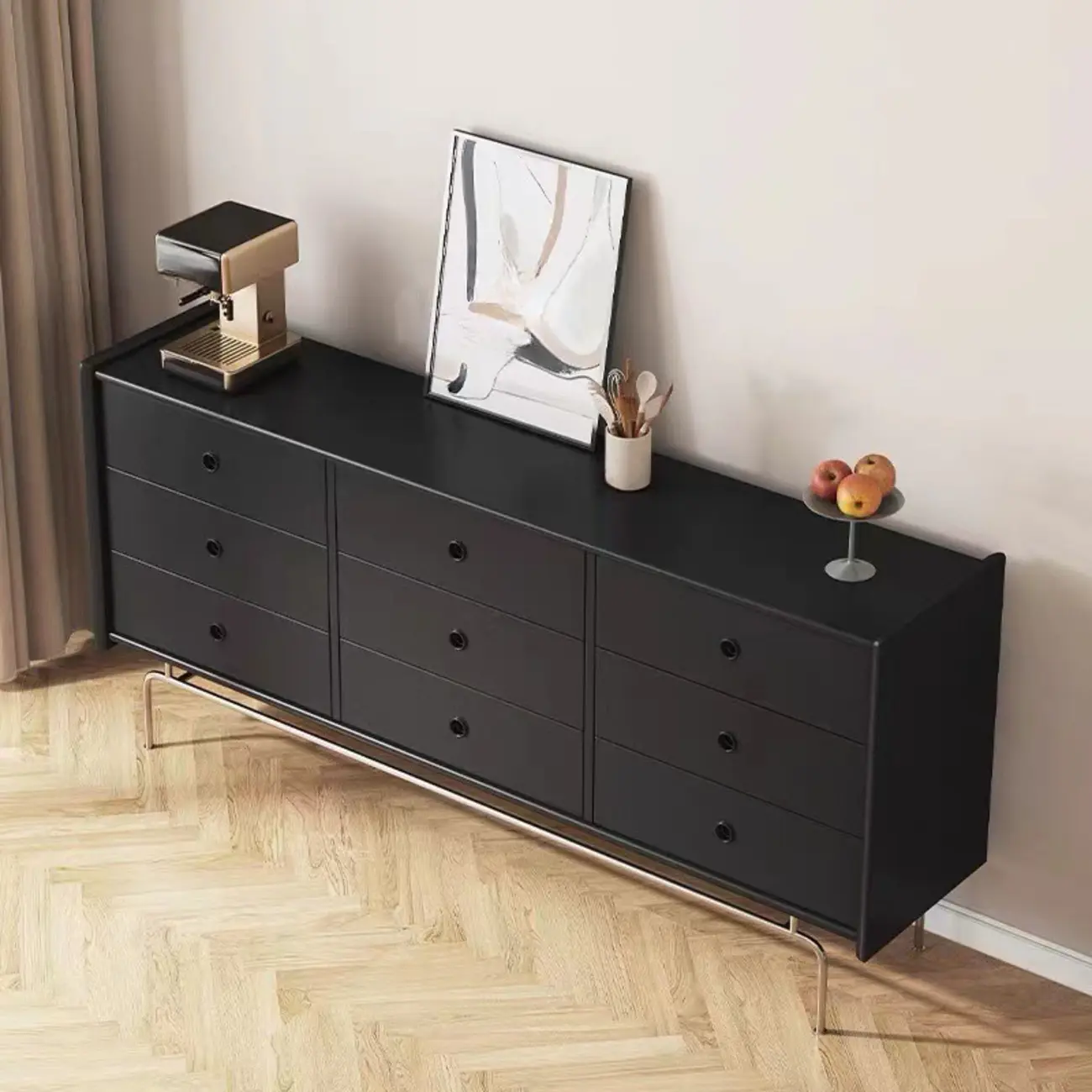Modern Wood Dresser with Drawers for Bedroom and Restroom Image - 1 | homeyfad