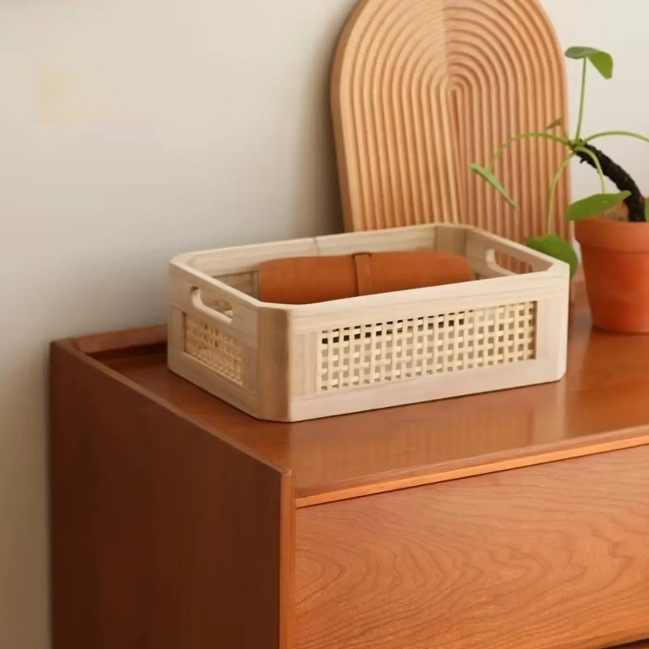 Modern Wood Dresser with Drawers for Bedroom and Restroom Image - 9 | homeyfad