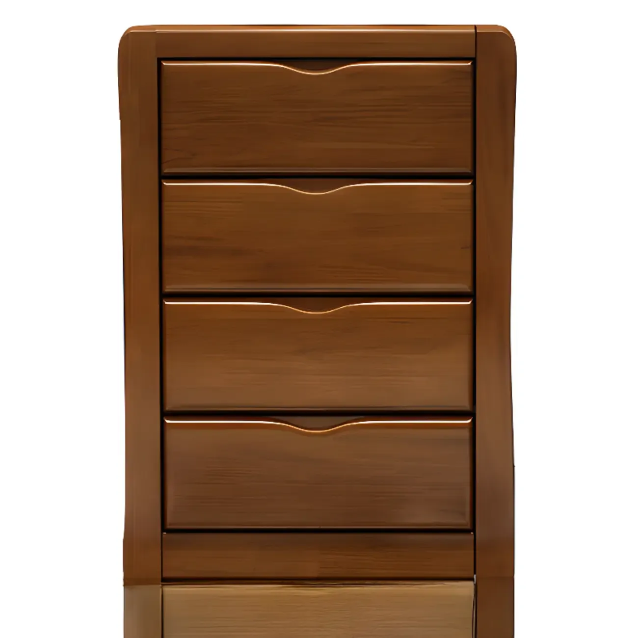 Modern Wood Dressers in Brown Finish Image - 7