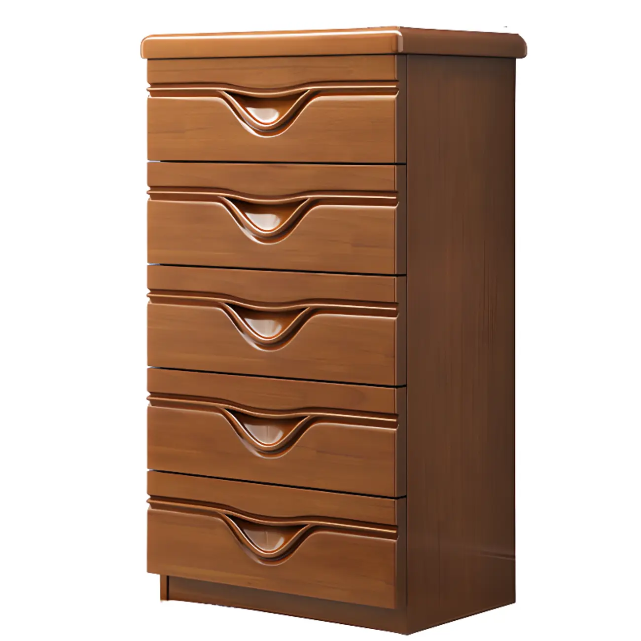 Modern Wood Dressers in Brown Finish Image - 9 | homeyfad
