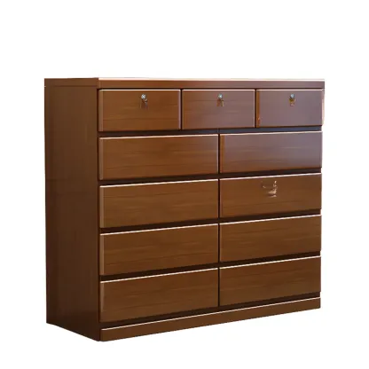Modern Wood Dressers in Brown Finish Image - 11