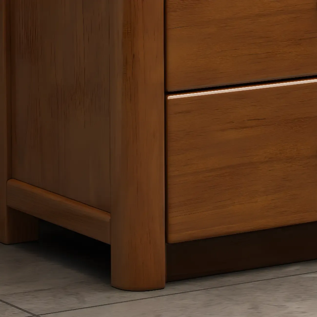 Modern Wood Dressers in Brown Finish Image - 12