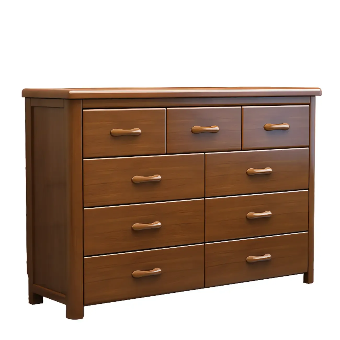 Modern Wood Dressers in Brown Finish Image - 15