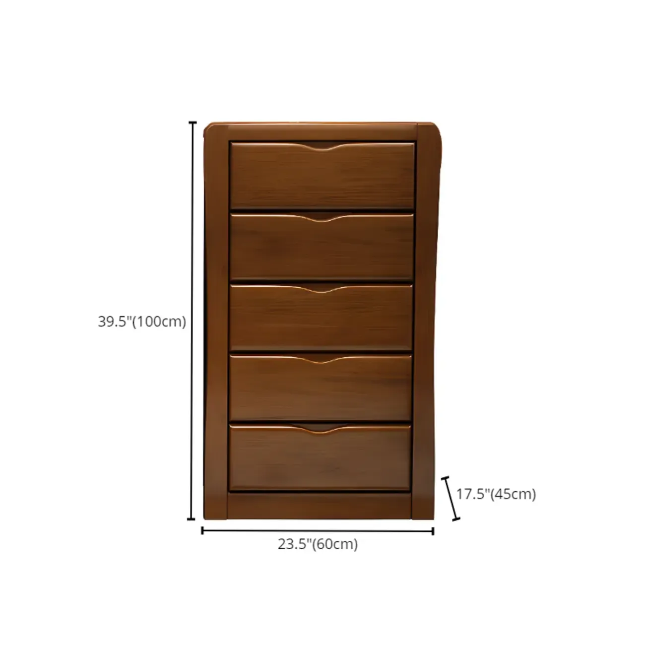 Modern Wood Dressers in Brown Finish #size