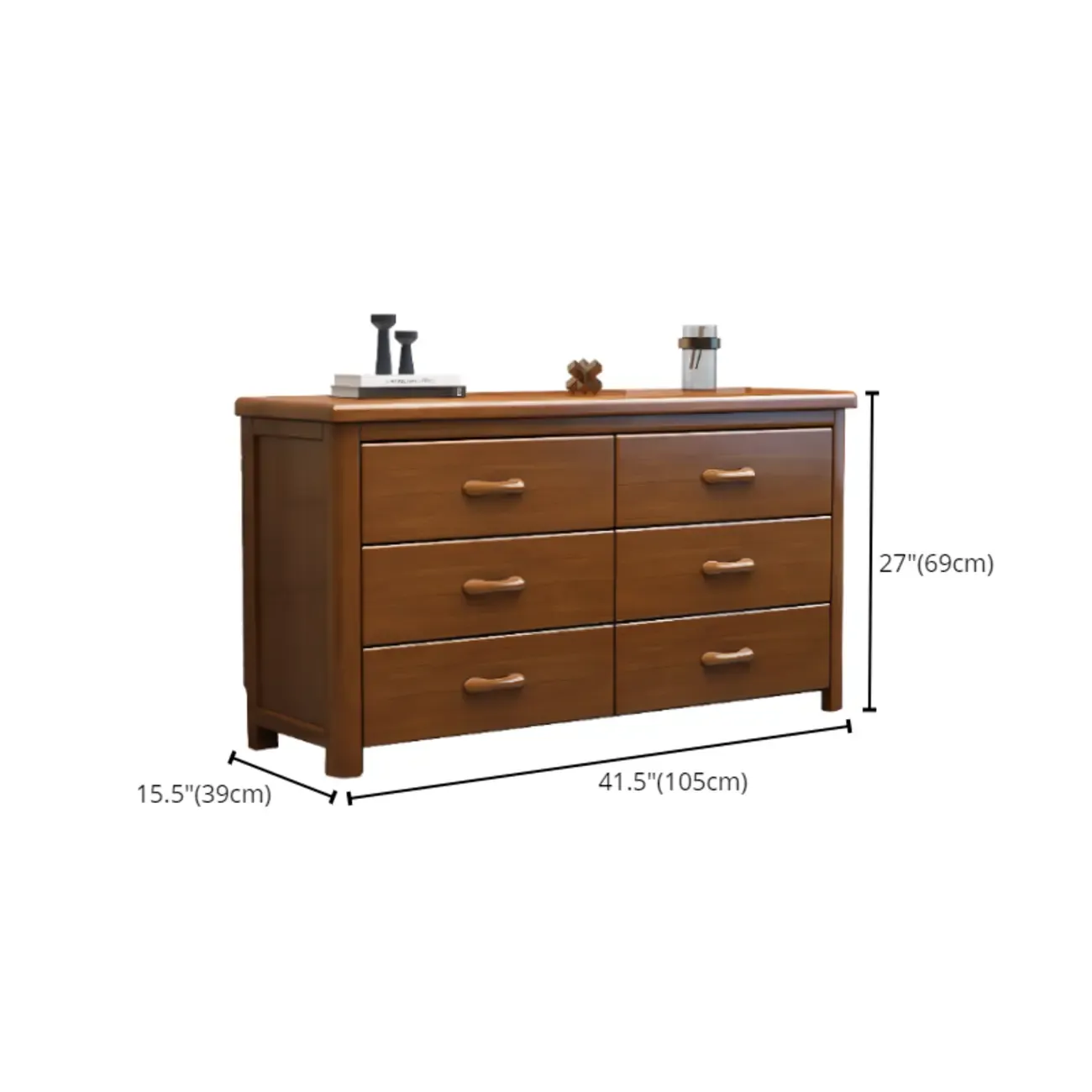 Modern Wood Dressers in Brown Finish Image - 27
