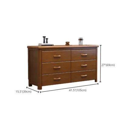 Modern Wood Dressers in Brown Finish Image - 27