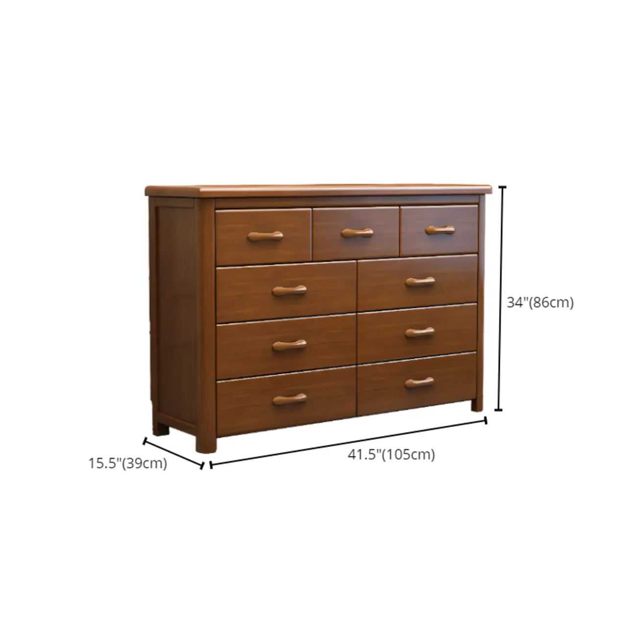 Modern Wood Dressers in Brown Finish Image - 28 | homeyfad