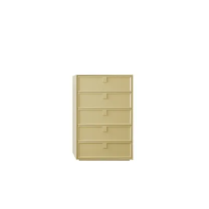 Modern Wood Dressers in Blue Color for Bedroom Image - 2