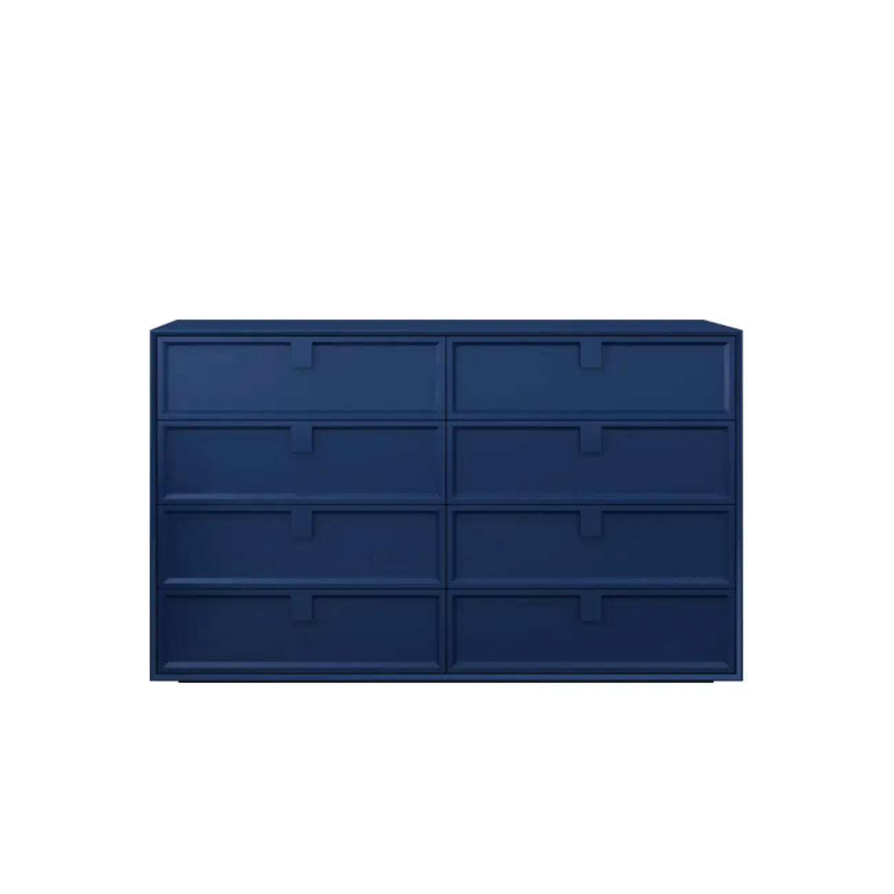 Modern Wood Dressers in Blue Color for Bedroom Image - 9