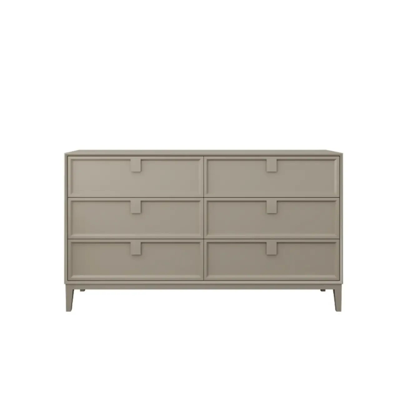 Modern Wood Dressers in Blue Color for Bedroom Image - 15