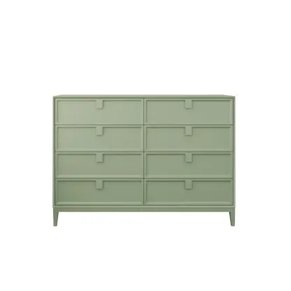 Modern Wood Dressers in Blue Color for Bedroom Image - 17