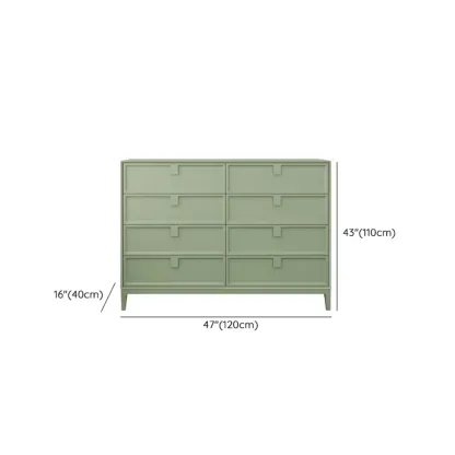 Modern Wood Dressers in Blue Color for Bedroom Image - 22