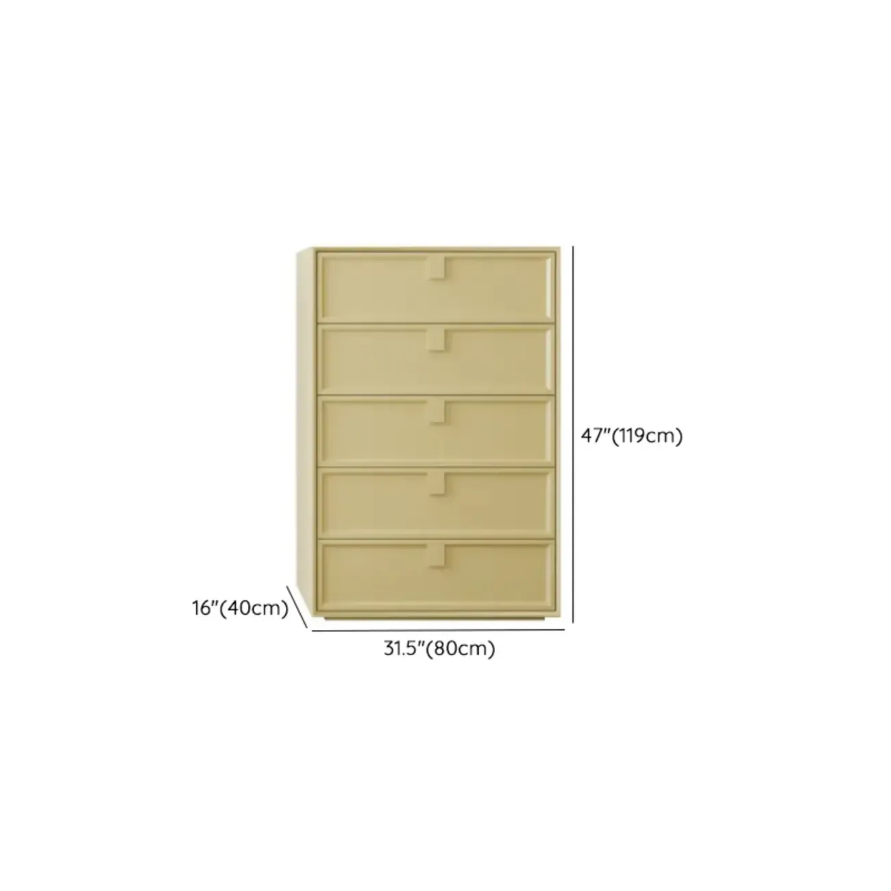 Modern Wood Dressers in Blue Color for Bedroom Image - 23