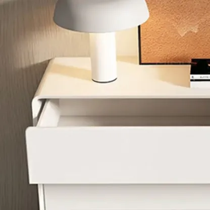 Modern White Wood Dresser with Multiple Drawers Image - 19