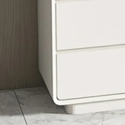 Modern White Wood Dresser with Multiple Drawers Image - 22