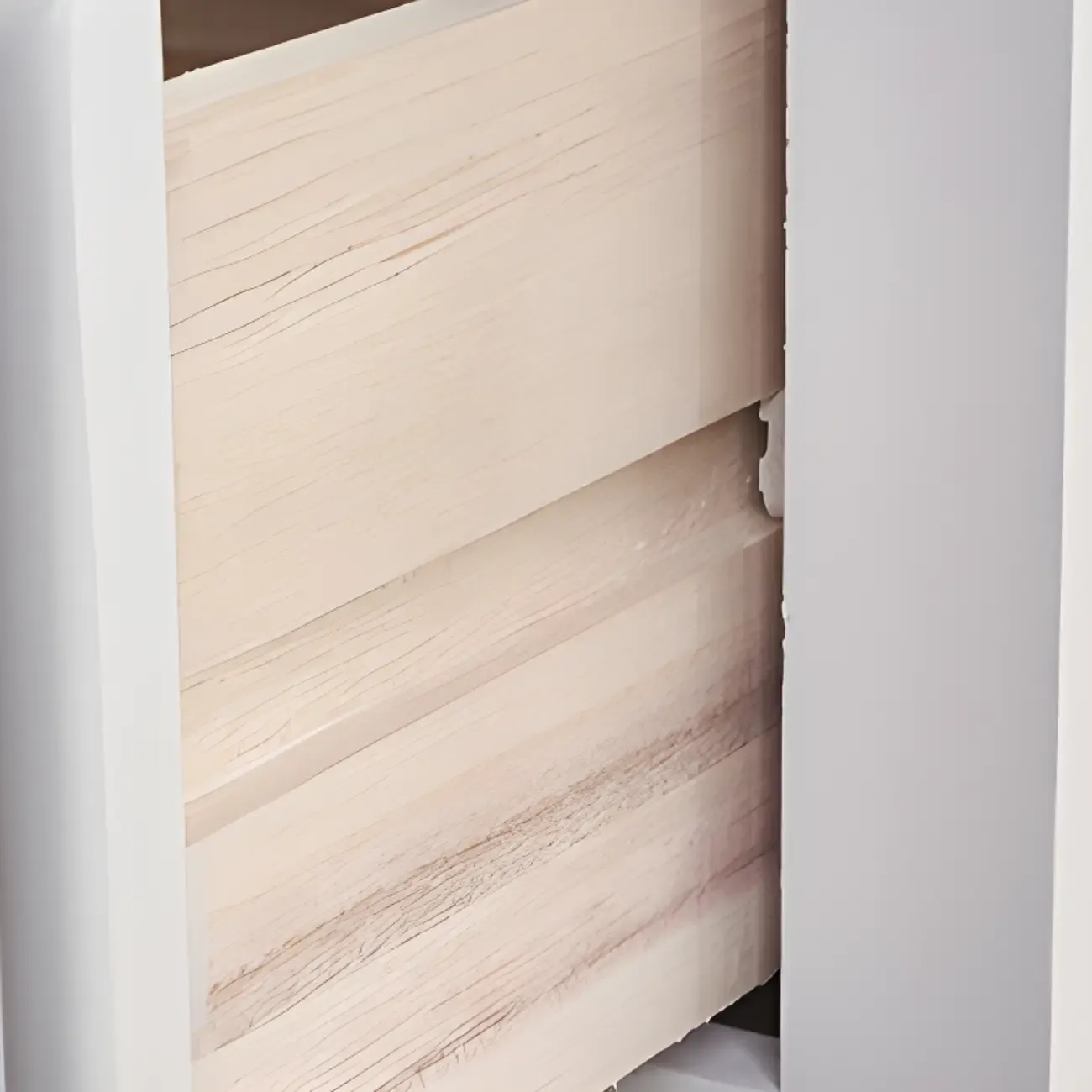 Traditional White Wood Chest with 9-Drawers for Bedroom Image - 14