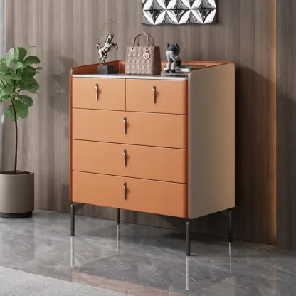 Modern Solid Wood Dresser with 8-Drawers for Bedroom Image - 5
