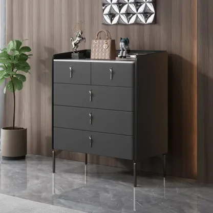 Modern Solid Wood Dresser with 8-Drawers for Bedroom Image - 12