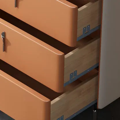 Modern Solid Wood Dresser with 8-Drawers for Bedroom Image - 13