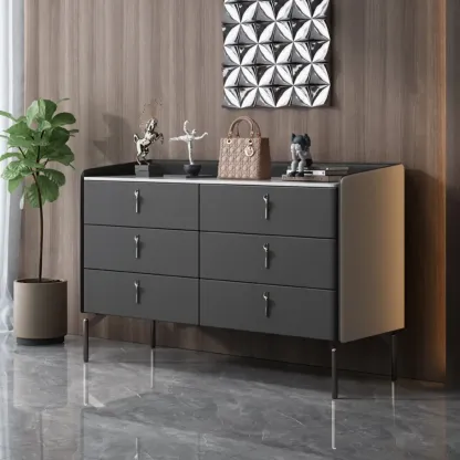 Modern Solid Wood Dresser with 8-Drawers for Bedroom Image - 18