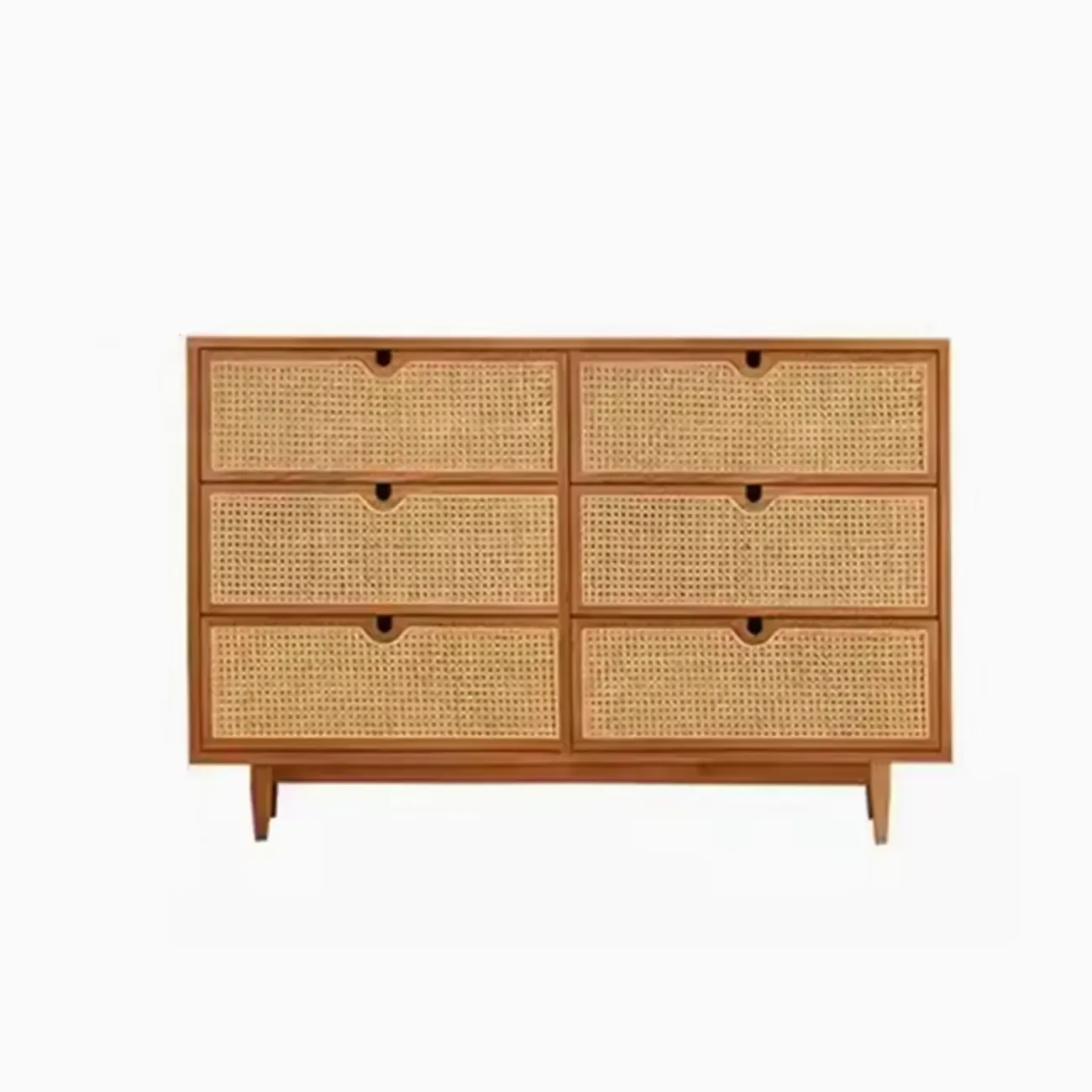 Wood Brown Tropical Style Dressers In Bedroom Image - 3
