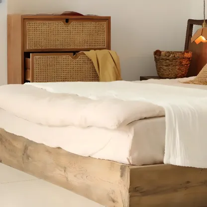 Wood Brown Tropical Style Dressers In Bedroom Image - 10
