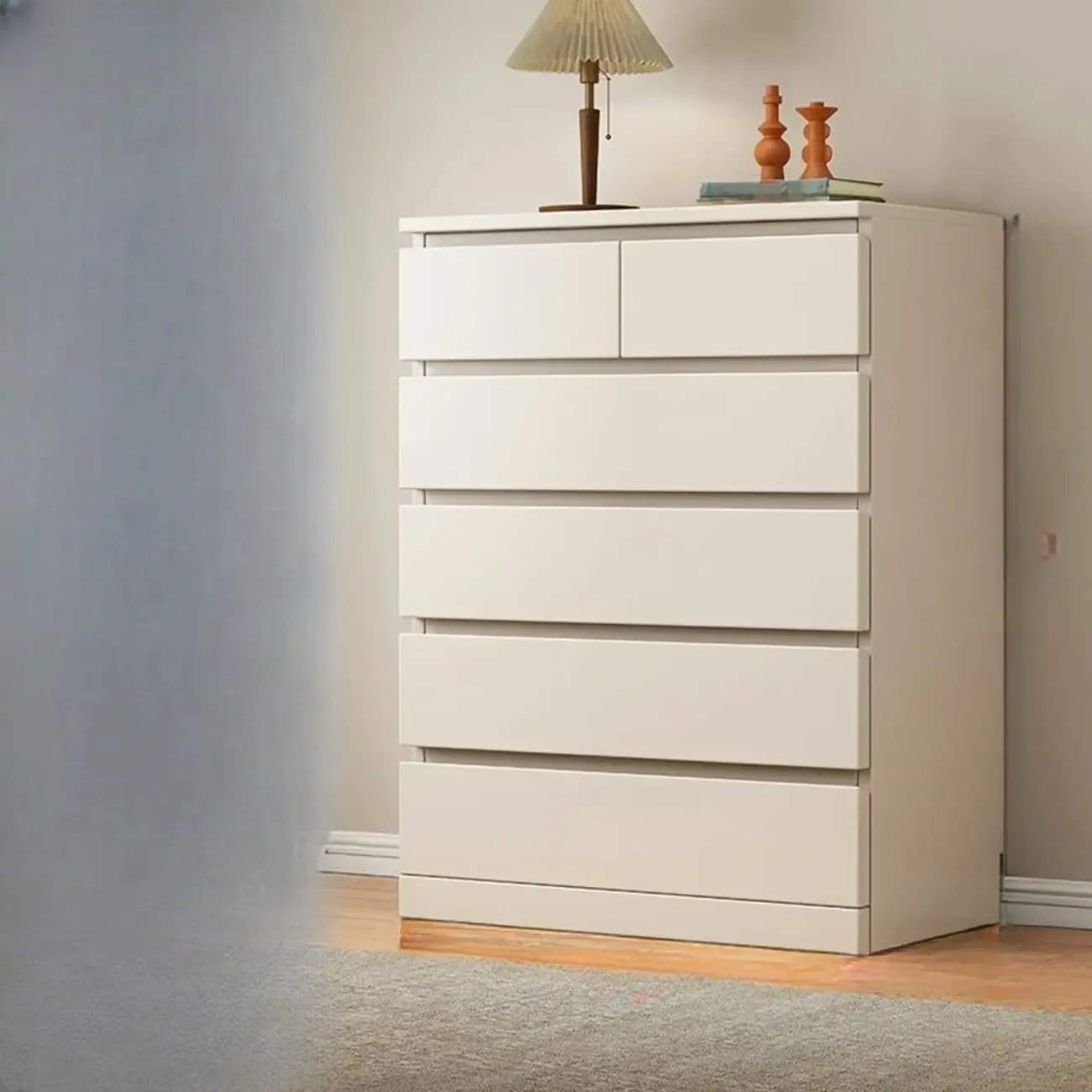 Modern Wood Dressers in Natural Finish Image - 4