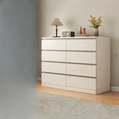 Modern Wood Dressers in Natural Finish Image - 5