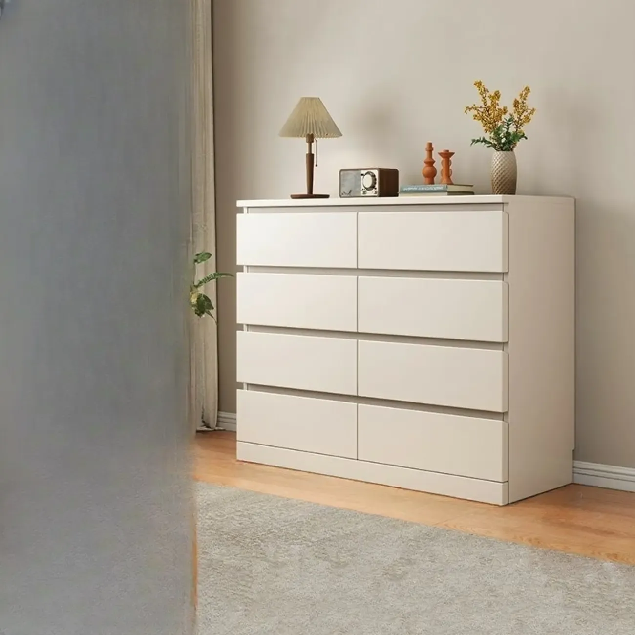 Modern Wood Dressers in Natural Finish Image - 11