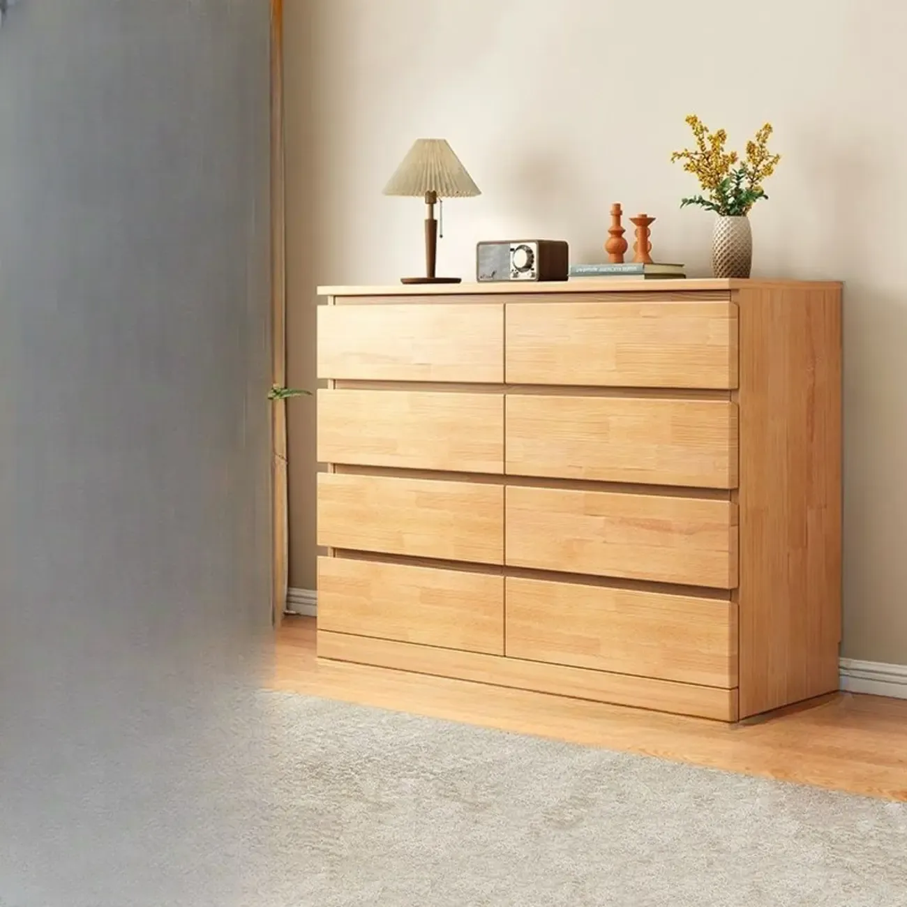 Modern Wood Dressers in Natural Finish Image - 31