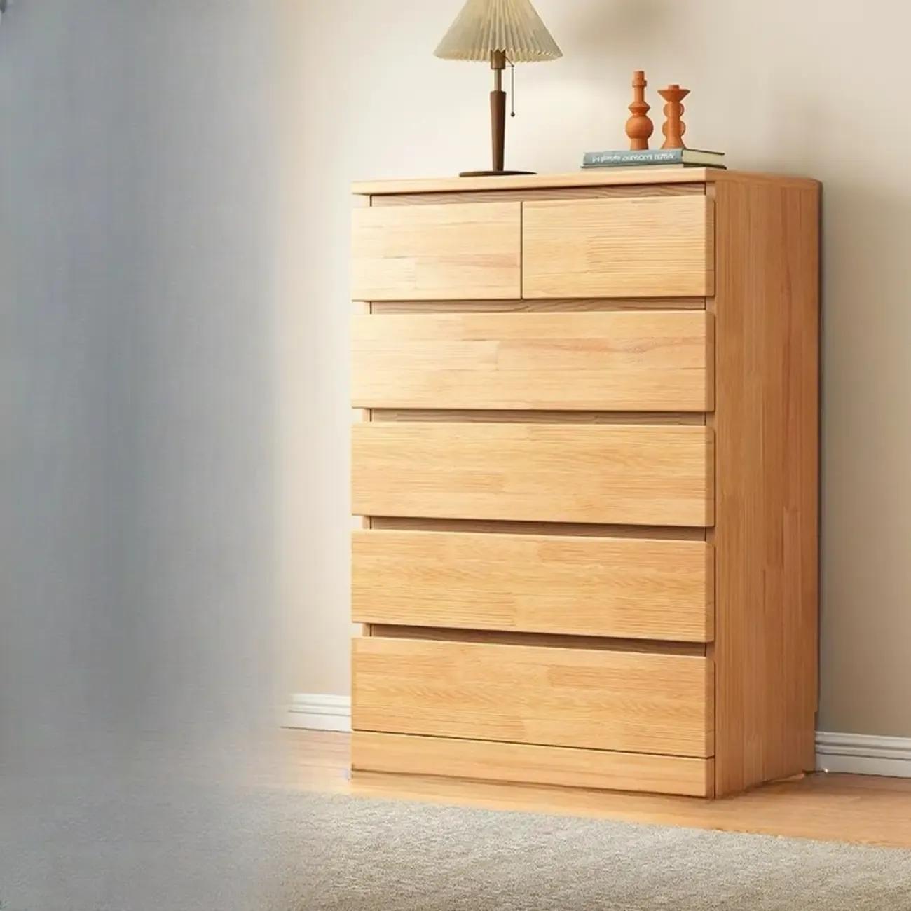 Modern Wood Dressers in Natural Finish Image - 32
