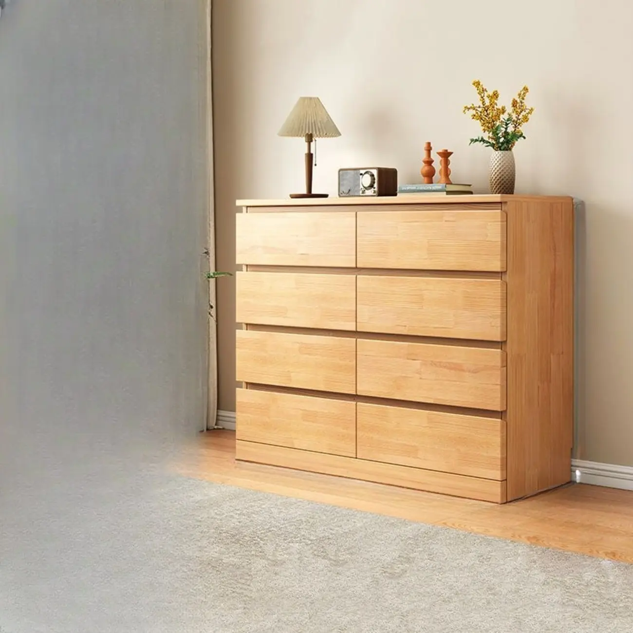 Modern Wood Dressers in Natural Finish Image - 34 | homeyfad