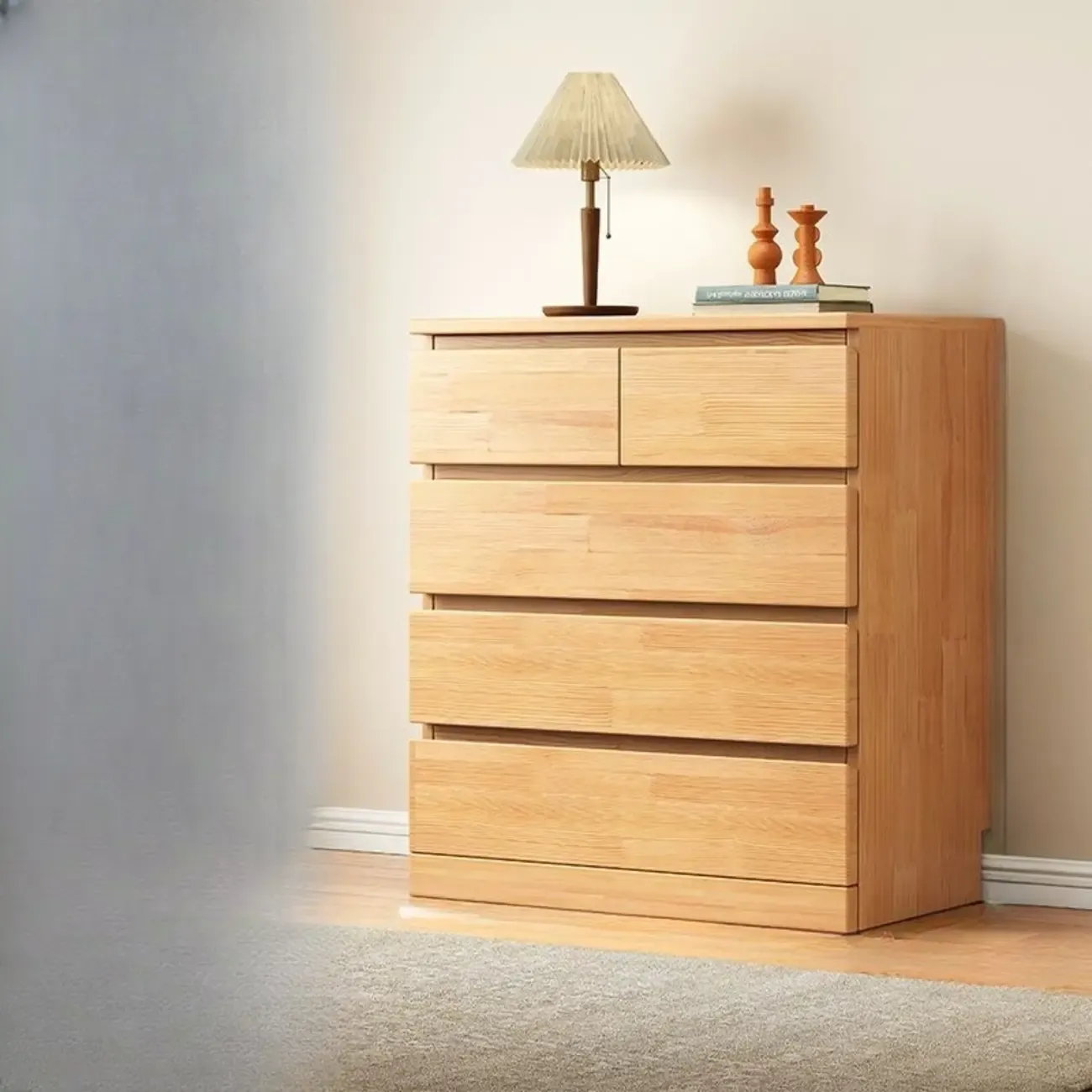 Modern Wood Dressers in Natural Finish Image - 35