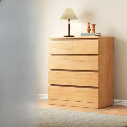 Modern Wood Dressers in Natural Finish Image - 36