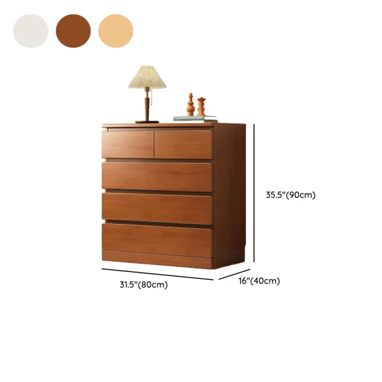 Modern Wood Dressers in Natural Finish Image - 43
