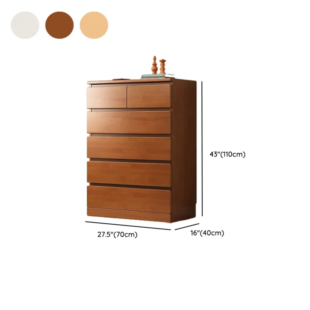 Modern Wood Dressers in Natural Finish Image - 45