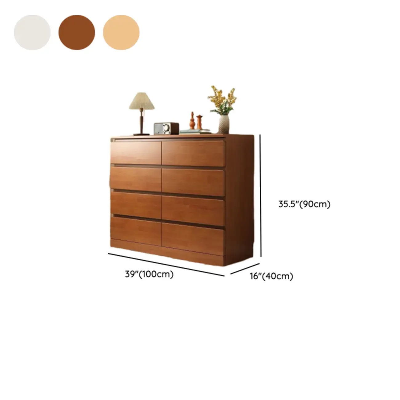 Modern Wood Dressers in Natural Finish Image - 50