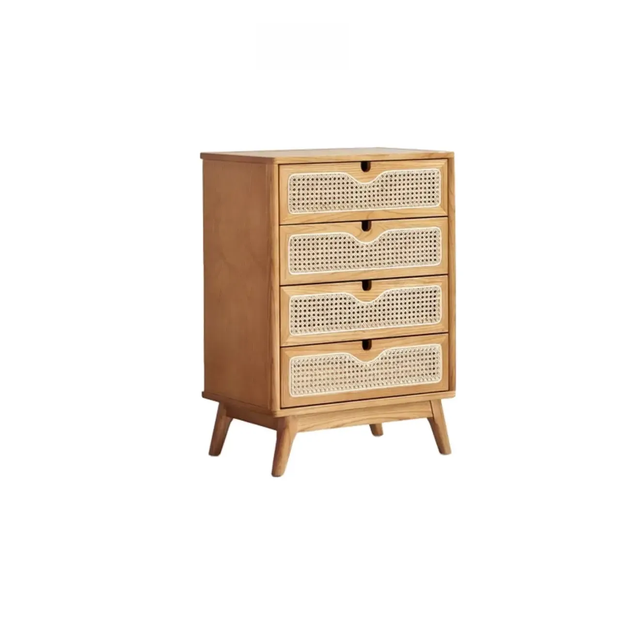 Tropical Natural Woven Double Layer Chest with 6-Drawers Image - 13