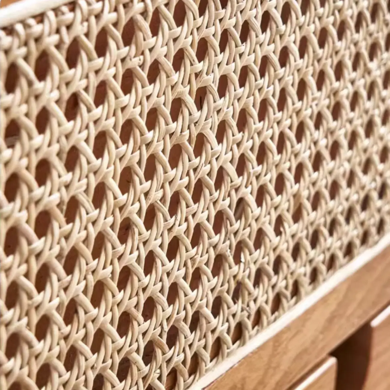 Tropical Natural Woven Double Layer Chest with 6-Drawers Image - 9 | homeyfad