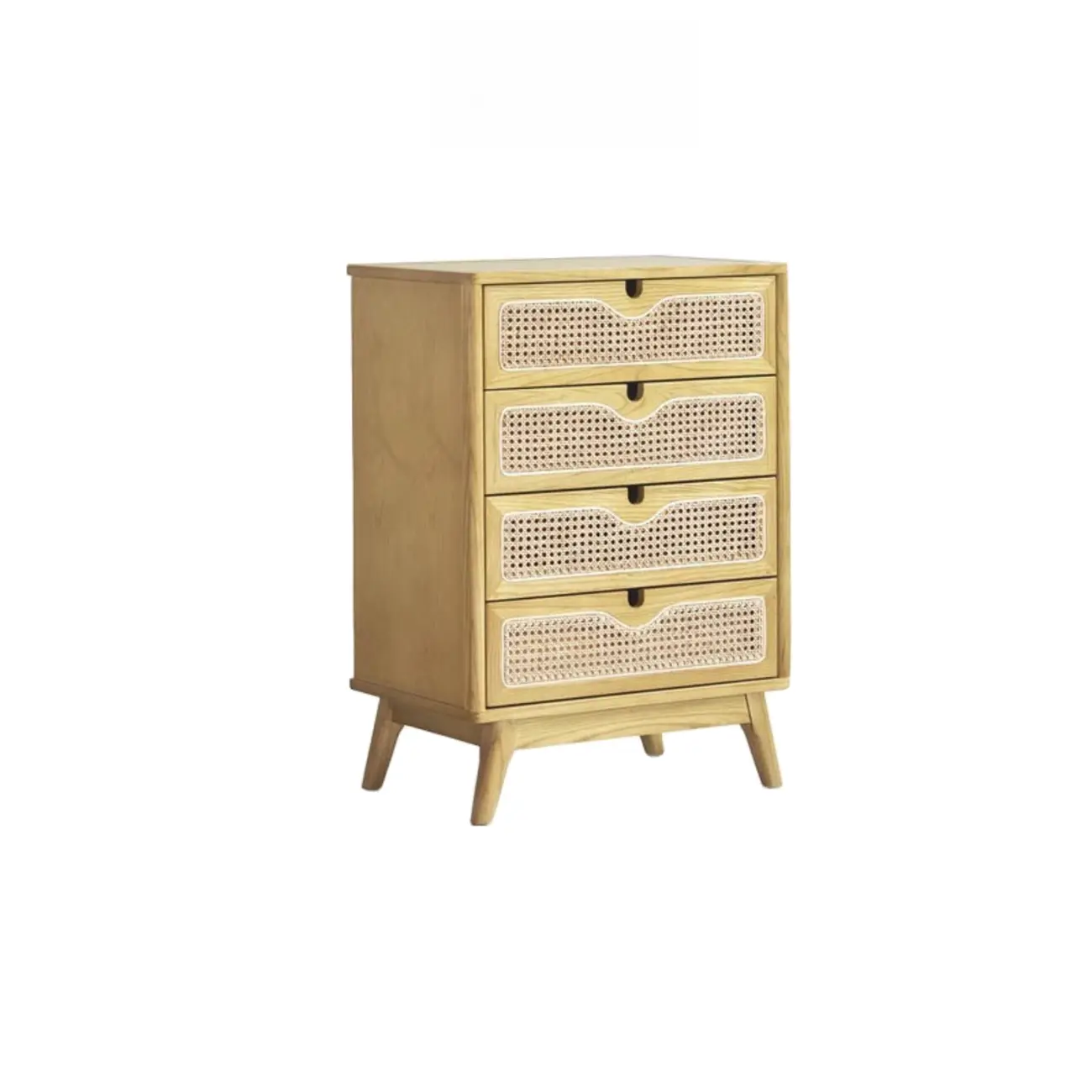 Tropical Natural Woven Double Layer Chest with 6-Drawers Image - 15 | homeyfad