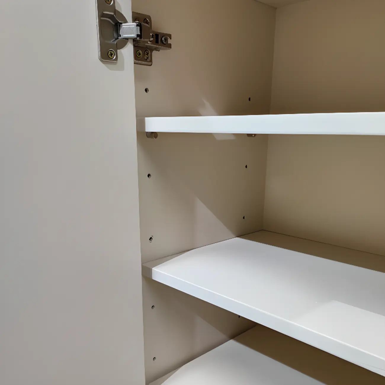 Elegant White Wood Hallway Shoe Cabinet with 4-Drawer Image - 9 | homeyfad