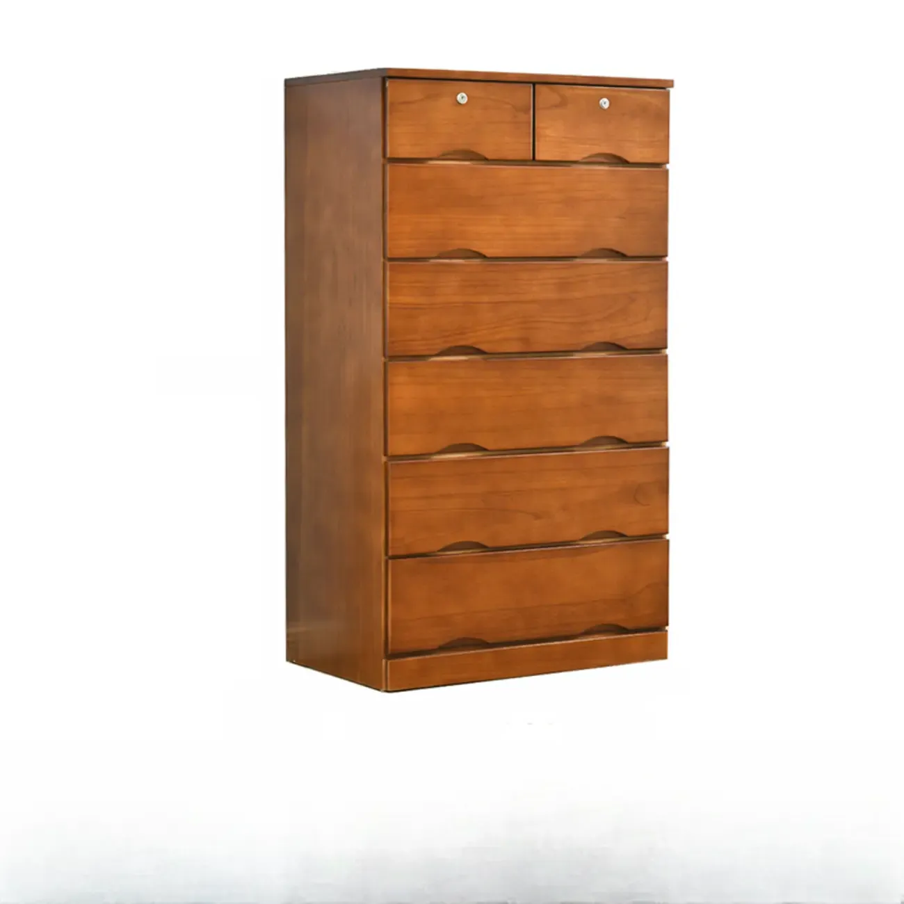 Modern Natural Wood Dressers with 7-Drawers for Living Room Image - 20