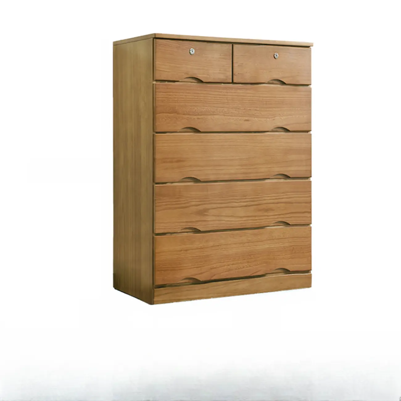 Modern Natural Wood Dressers with 7-Drawers for Living Room Image - 27 | homeyfad