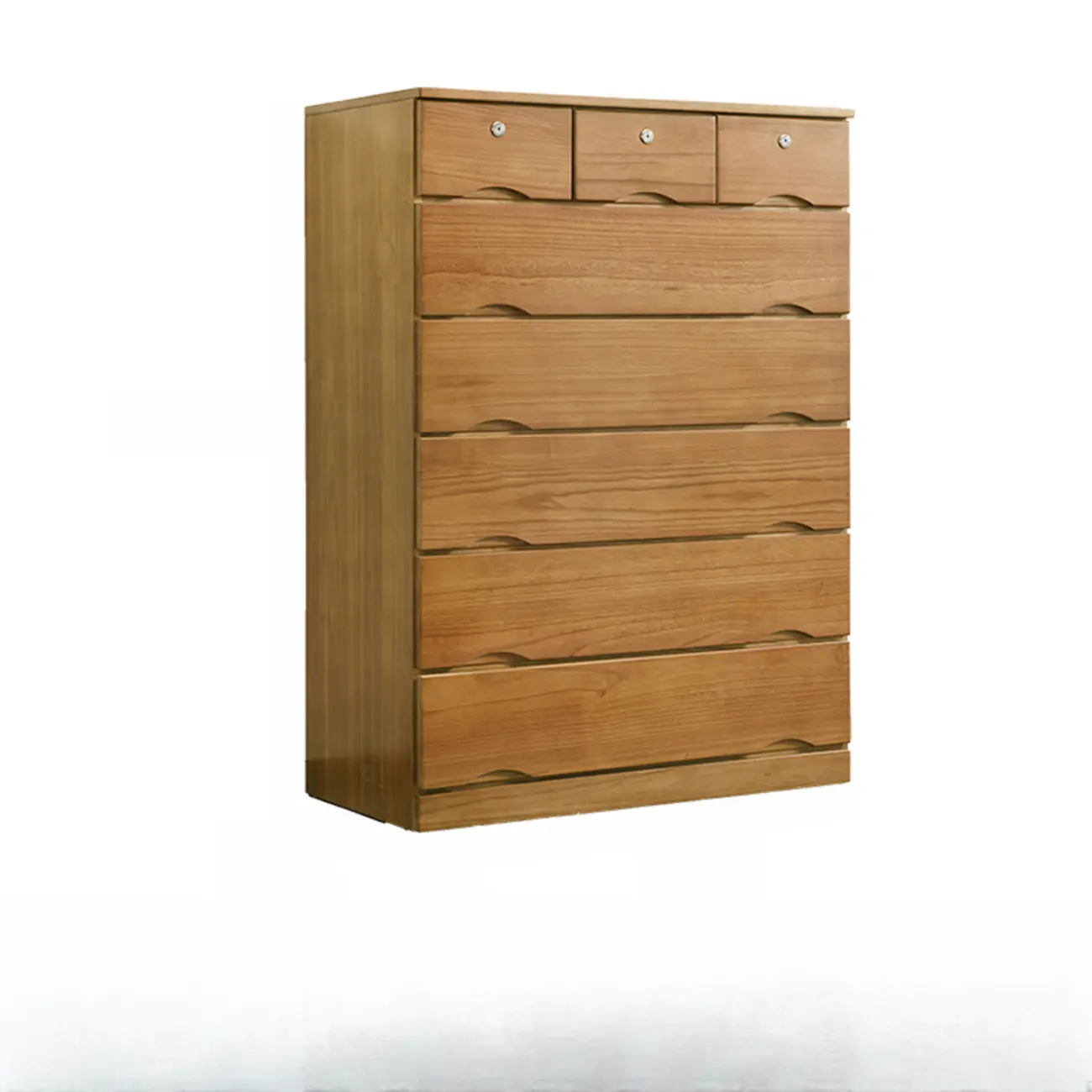 Modern Natural Wood Dressers with 7-Drawers for Living Room Image - 32 | homeyfad