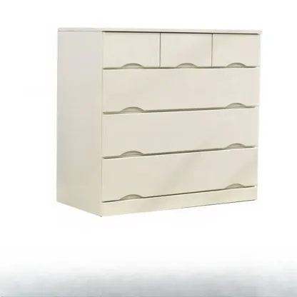 Modern Natural Wood Dressers with 7-Drawers for Living Room Image - 35