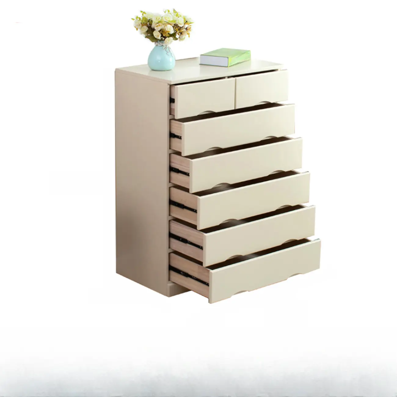 Modern Natural Wood Dressers with 7-Drawers for Living Room Image - 39 | homeyfad