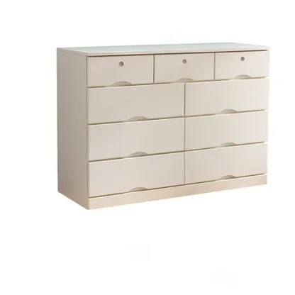 Modern Natural Wood Dressers with 7-Drawers for Living Room Image - 42