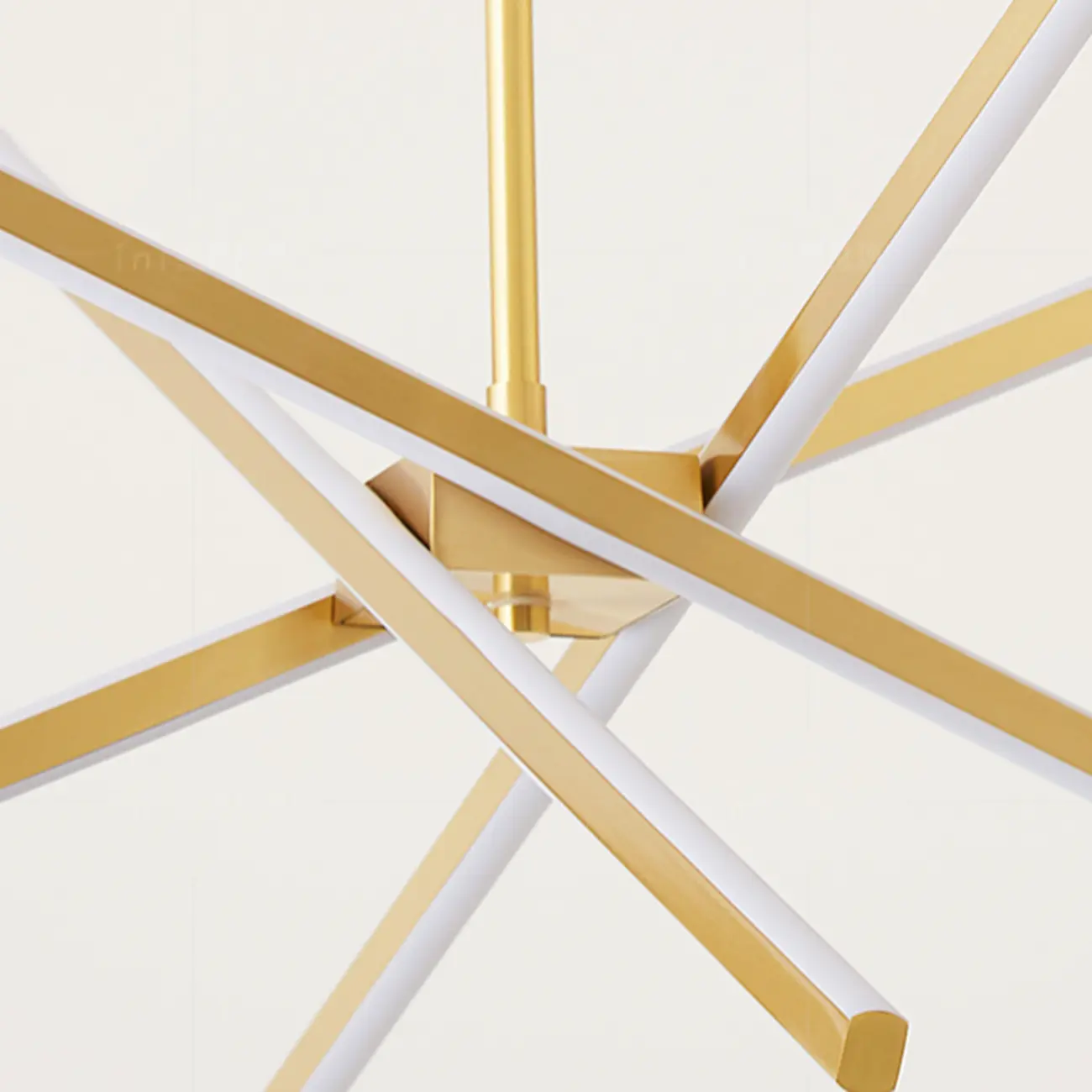 Modern Sputnik LED Pendant Chandelier with Linear Design Image - 16 | homeyfad