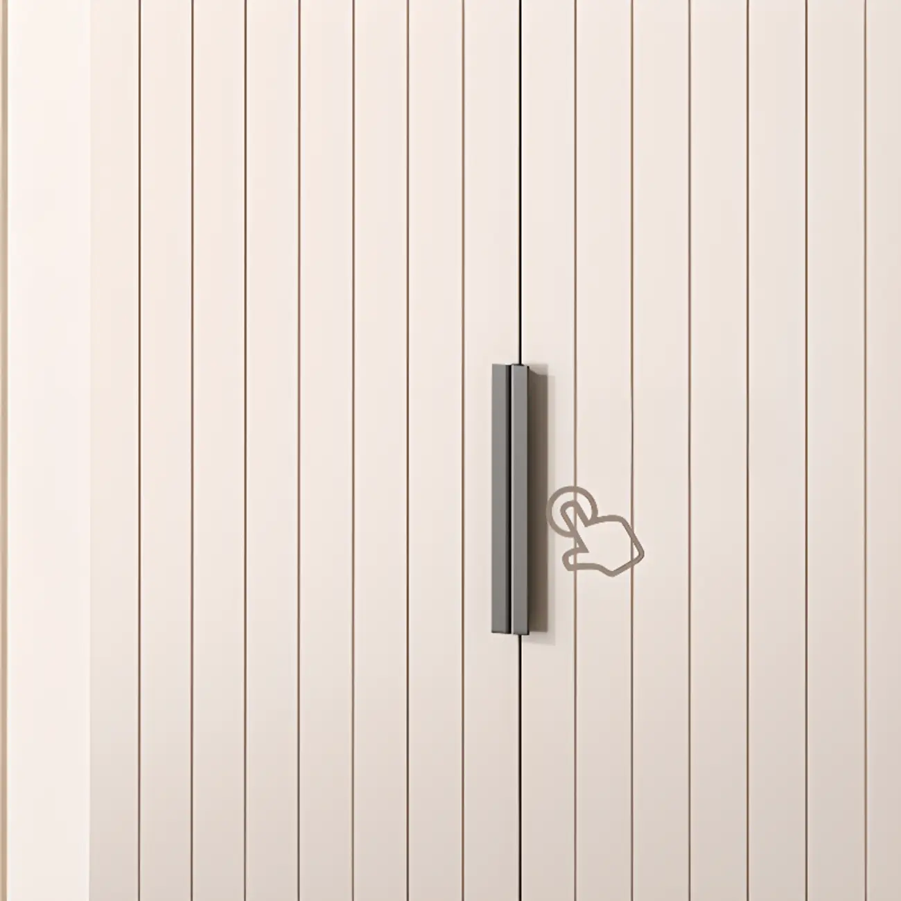 Vertical Wooden White Shoe Cabinet with Doors Image - 8 | homeyfad